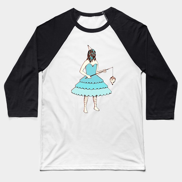 Princess Baseball T-Shirt by ImmortalPink